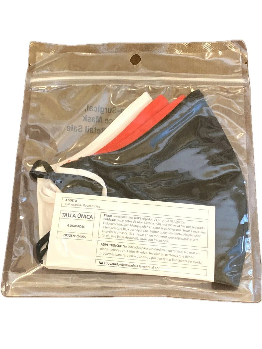 Lot Of 8 Official Target Employee Face Mask Bullseye 2 Packs Of 4 XL 100% Cotton